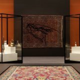 Le public peut découvrir un véritable parcours kaléidoscopique dans la grande salle du Kunsthaus.